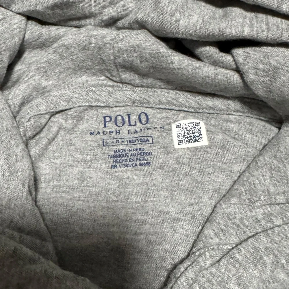 Polo‎ Ralph Lauren Embroidered Pony Lightweight Hoodie Sweatshirt Men's Large